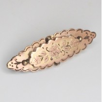 delicata brosa victoriana, rolled gold. Marea Britanie cca 1880